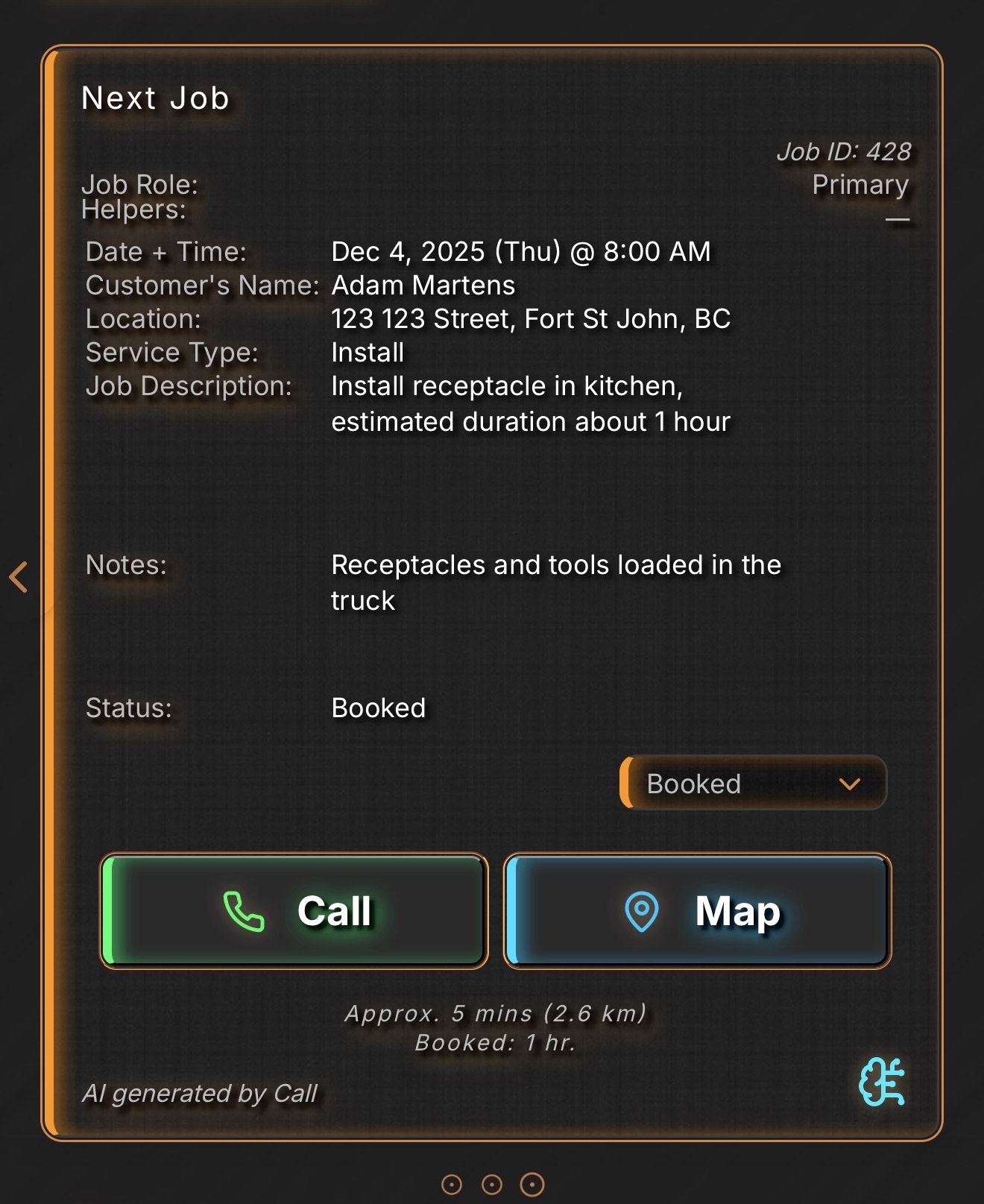 Real Job Forge job card